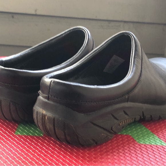 MERRELL ENCORE NOVA 2 J48510 Women’s Black Leather Mule Slip-On Shoes Sz 6.5 - Picture 6 of 10